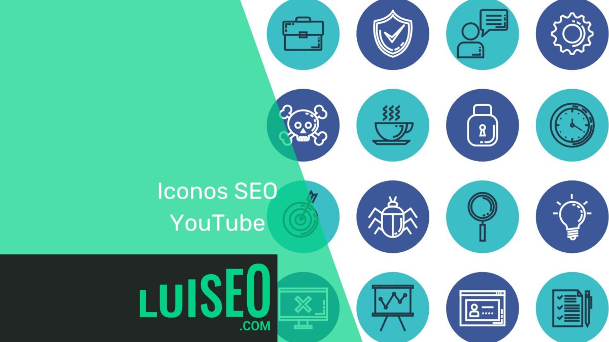 Iconos SEO YouTube - Luiseo