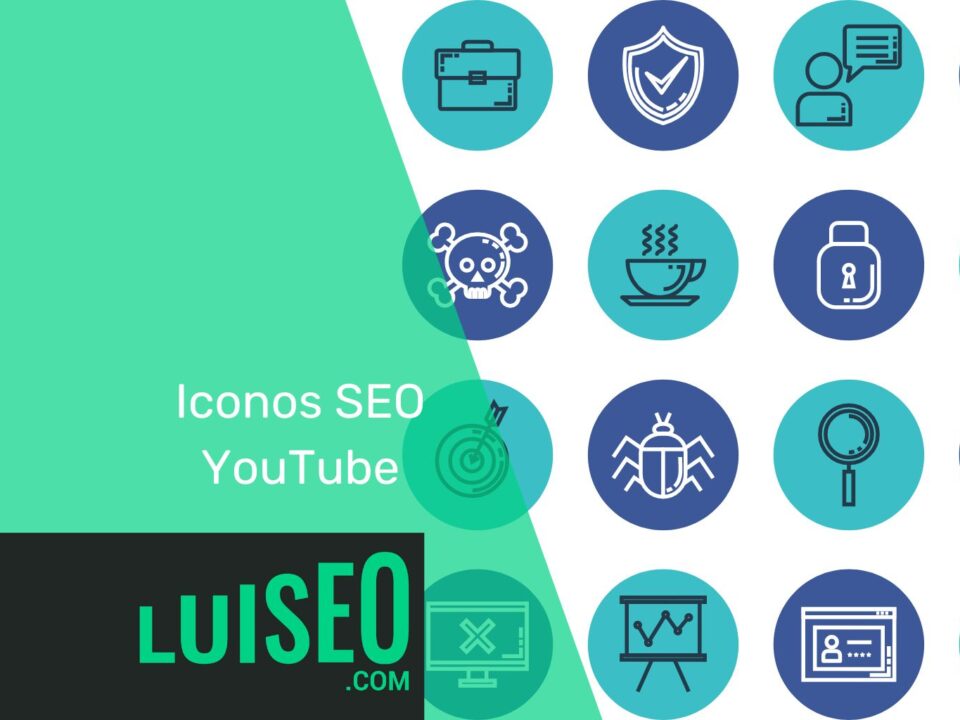 Iconos SEO YouTube - Luiseo