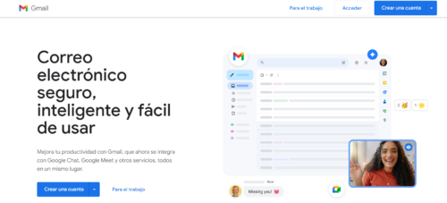 Crear cuenta de Gmail